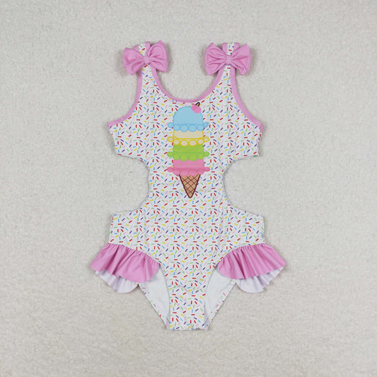 Baby Girls Summer Ice Cream Swimsuit