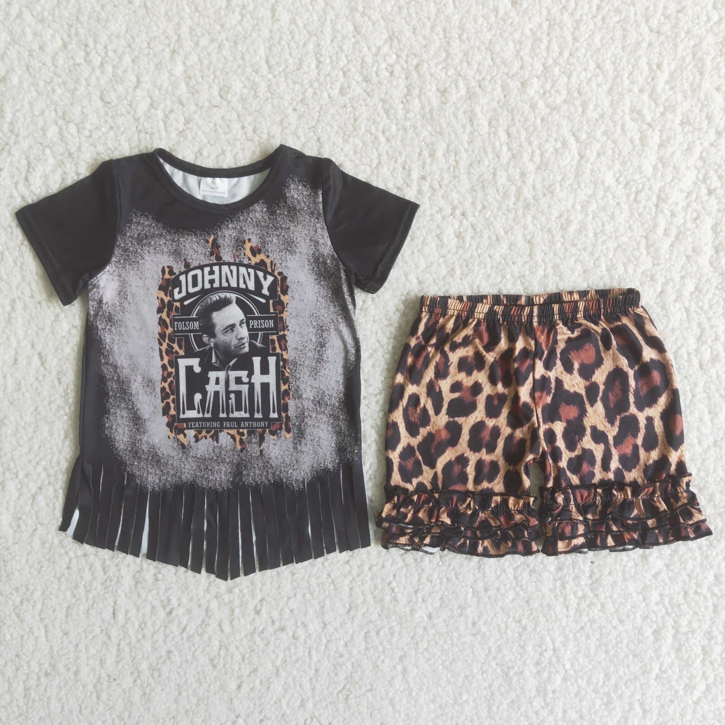 Sumemr Baby Girls Singer Shorts Set