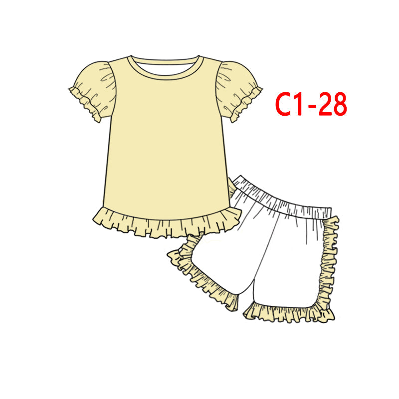 Summer Girls Cartoon Dog Outfit