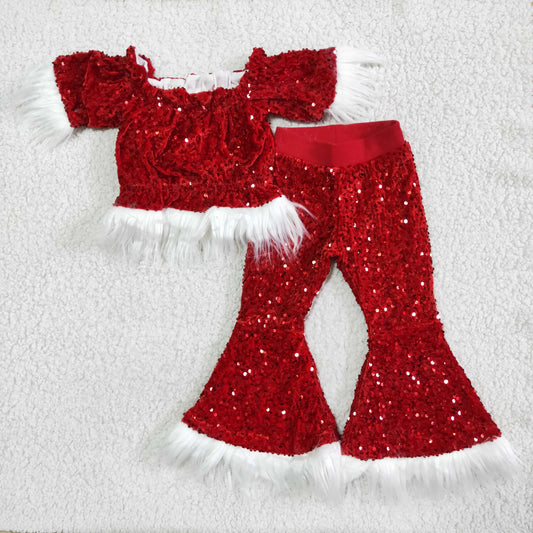 Sequin Sparkle Christmas Holiday Outfit