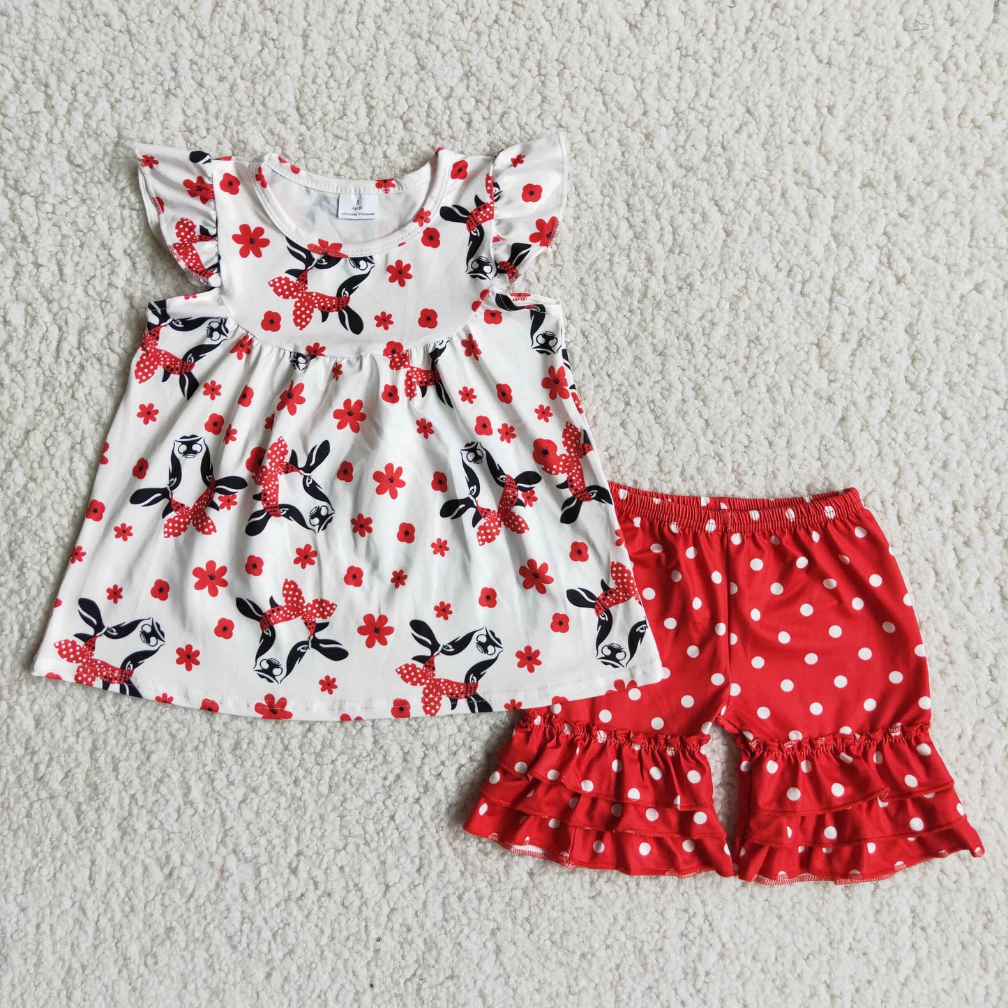 Baby Girls Summer Shorts Outfit on sale $2.99