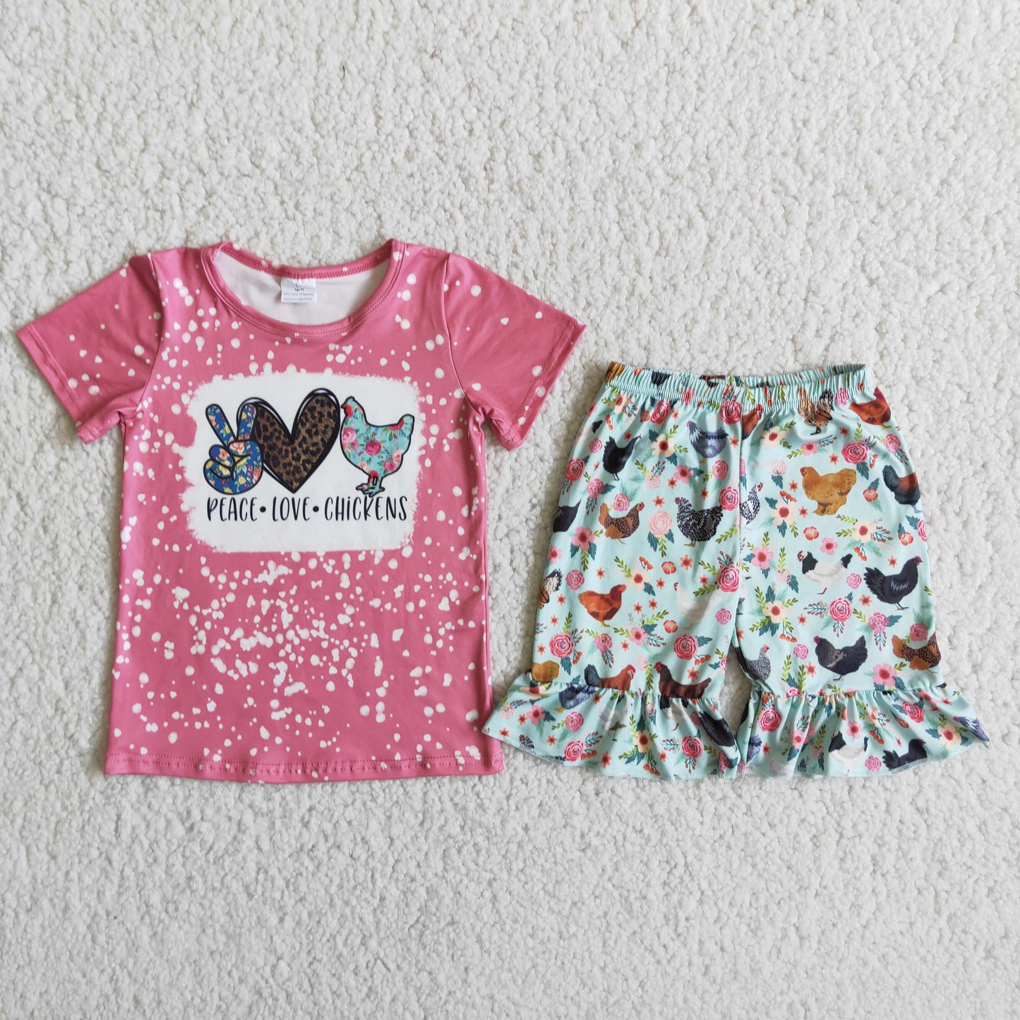 Summer Baby Girls Icing Shorts Set On sale $2.99