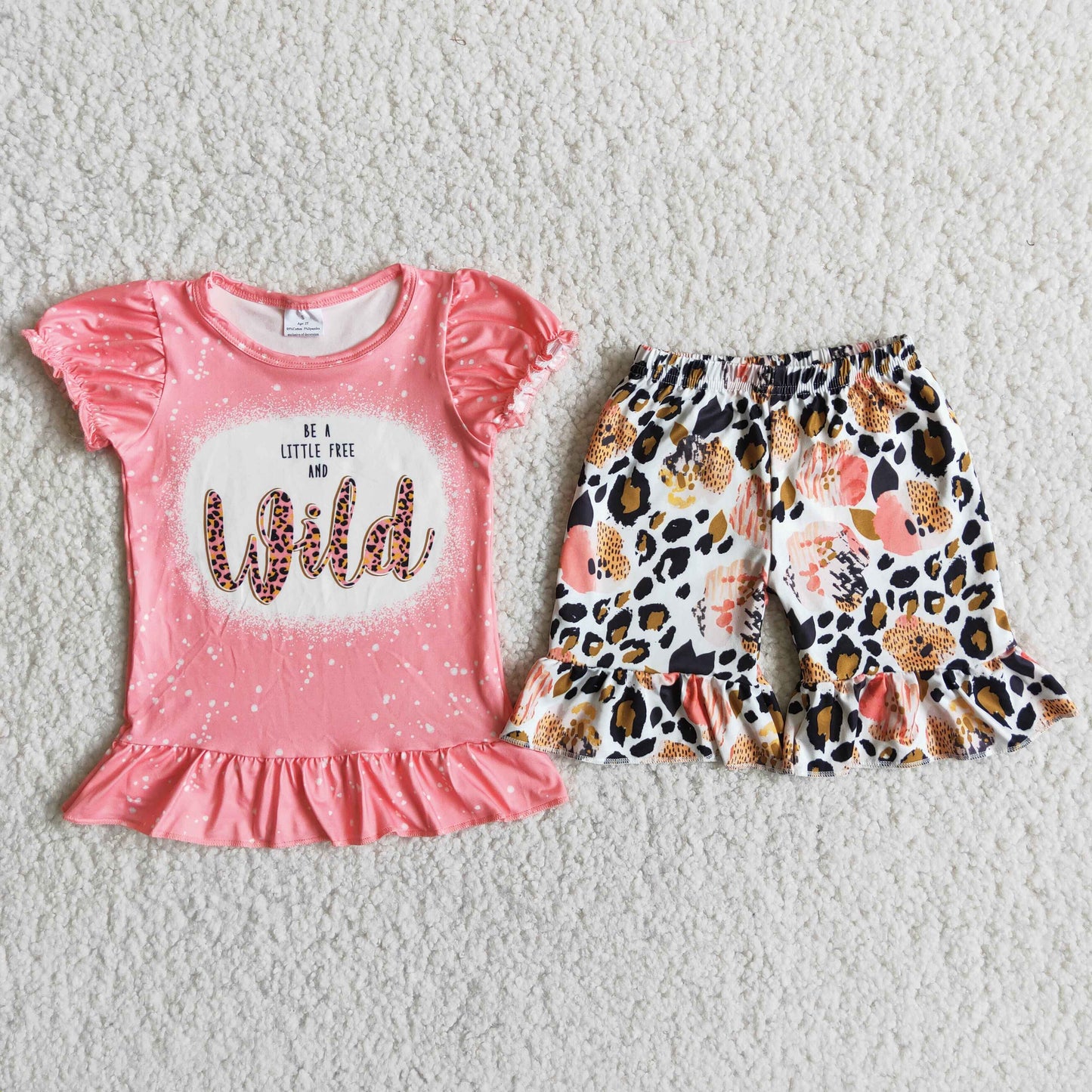 Summer Baby Girls Shorts Set On sale $2.99