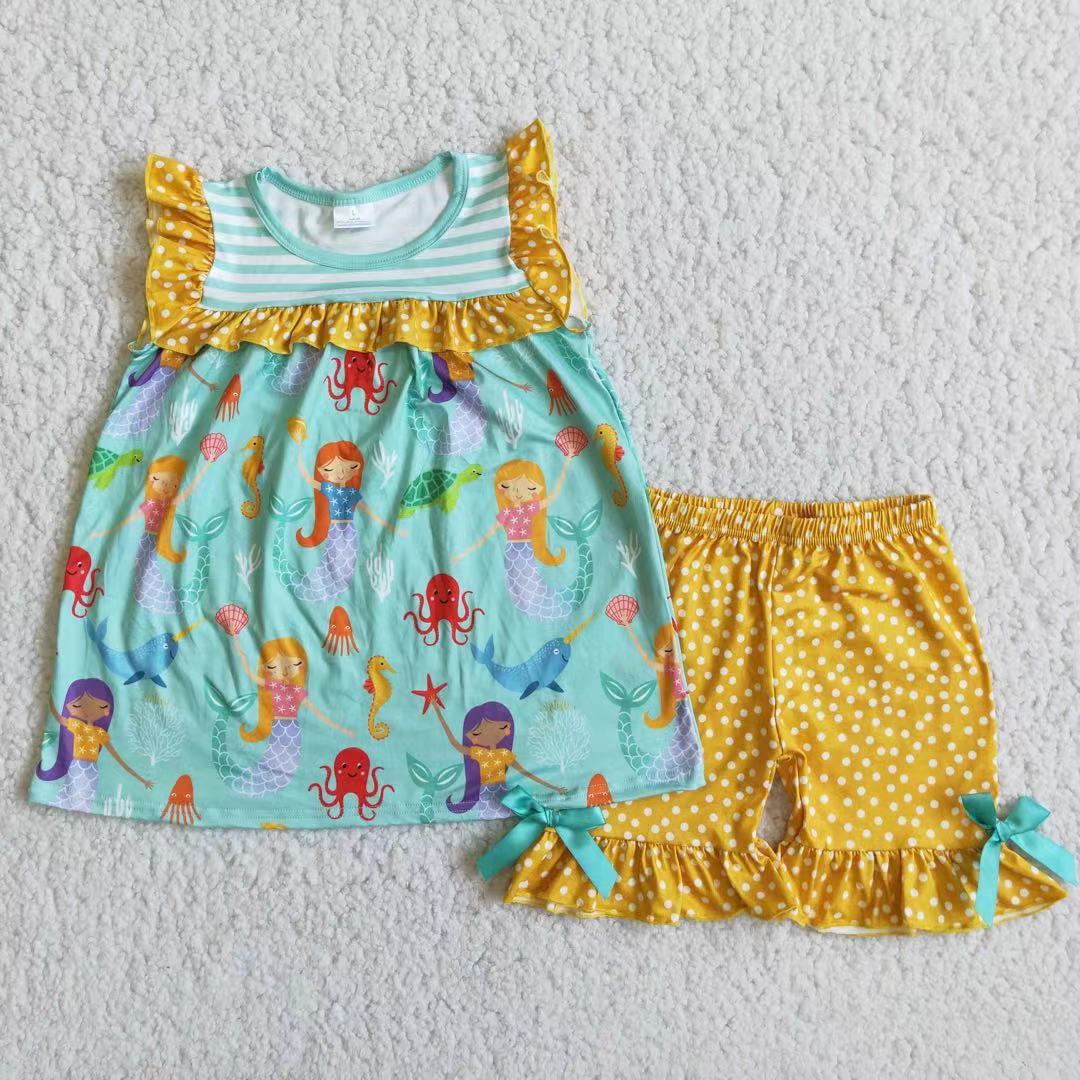 Summer Baby Girls Icing Shorts Set On sale $2.99