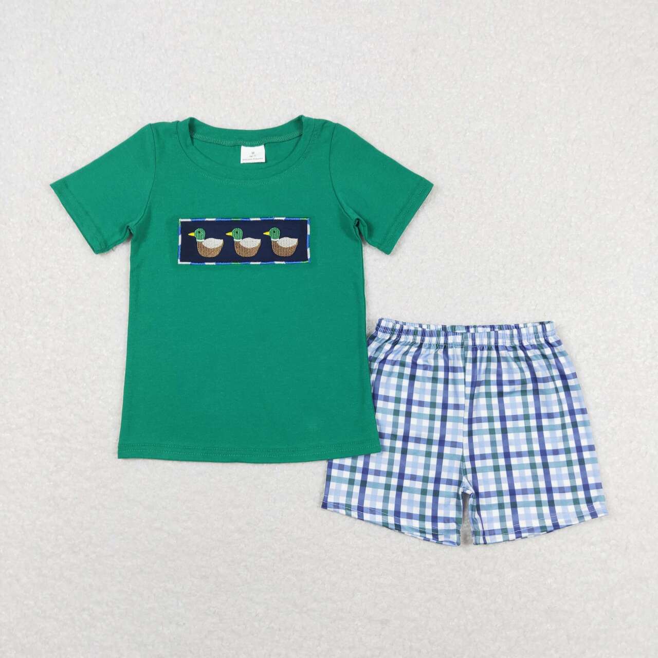 Baby Boys Embroidery Mmallard  Shorts Set