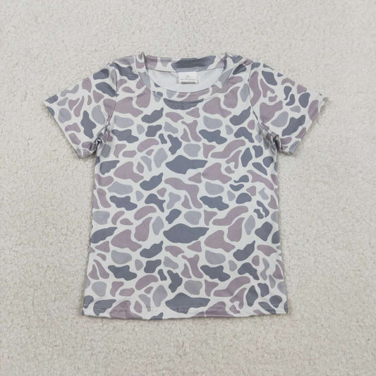 BT1712 baby Boys Old School Camo Short Sleeve T-shirt Top