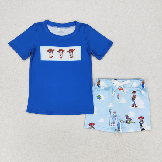 Baby Boys Cartoon Toy Summer Shorts Set