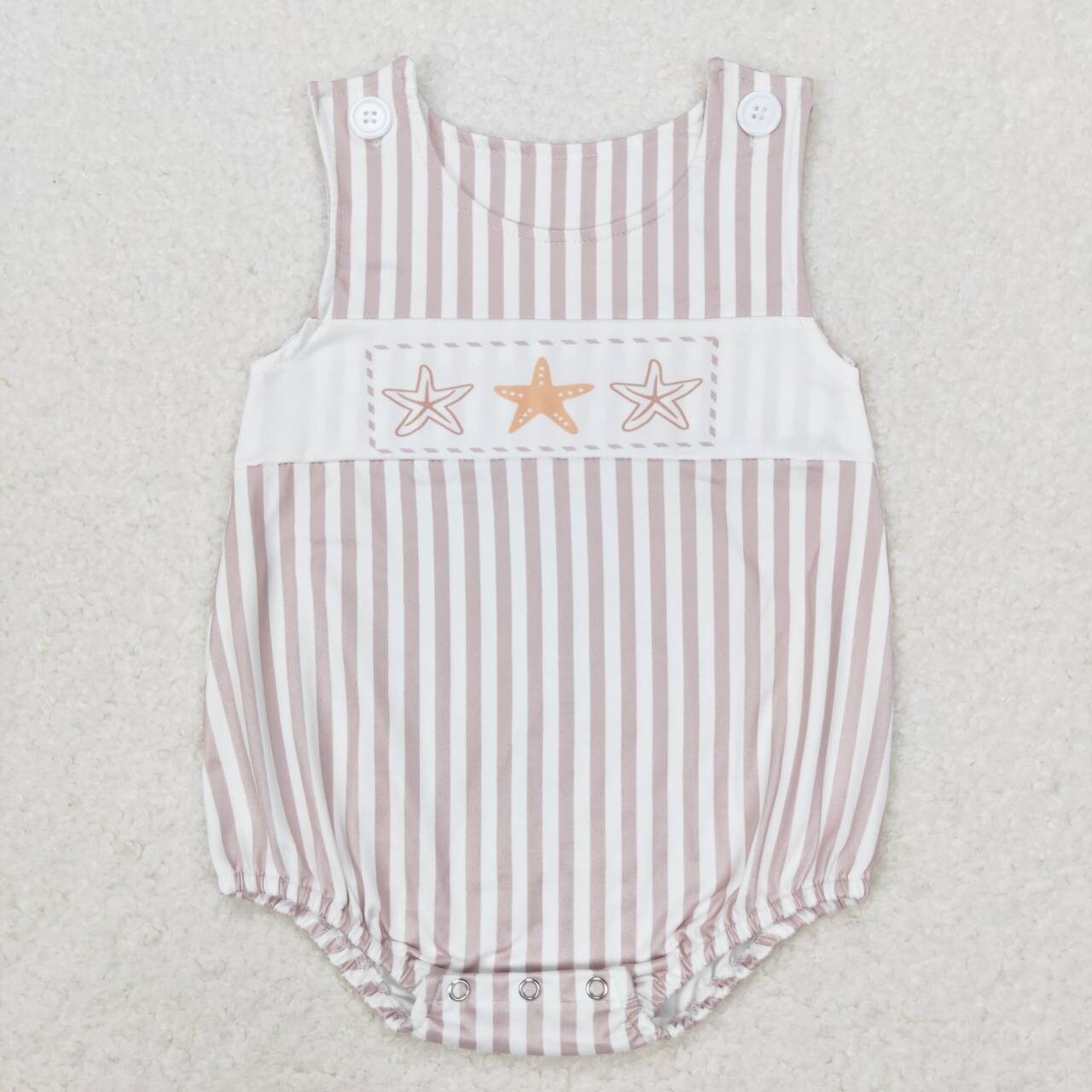 SR1487 Baby Boys  Starfish Romper