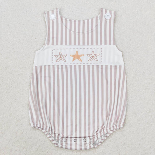 SR1487 Baby Boys  Starfish Romper