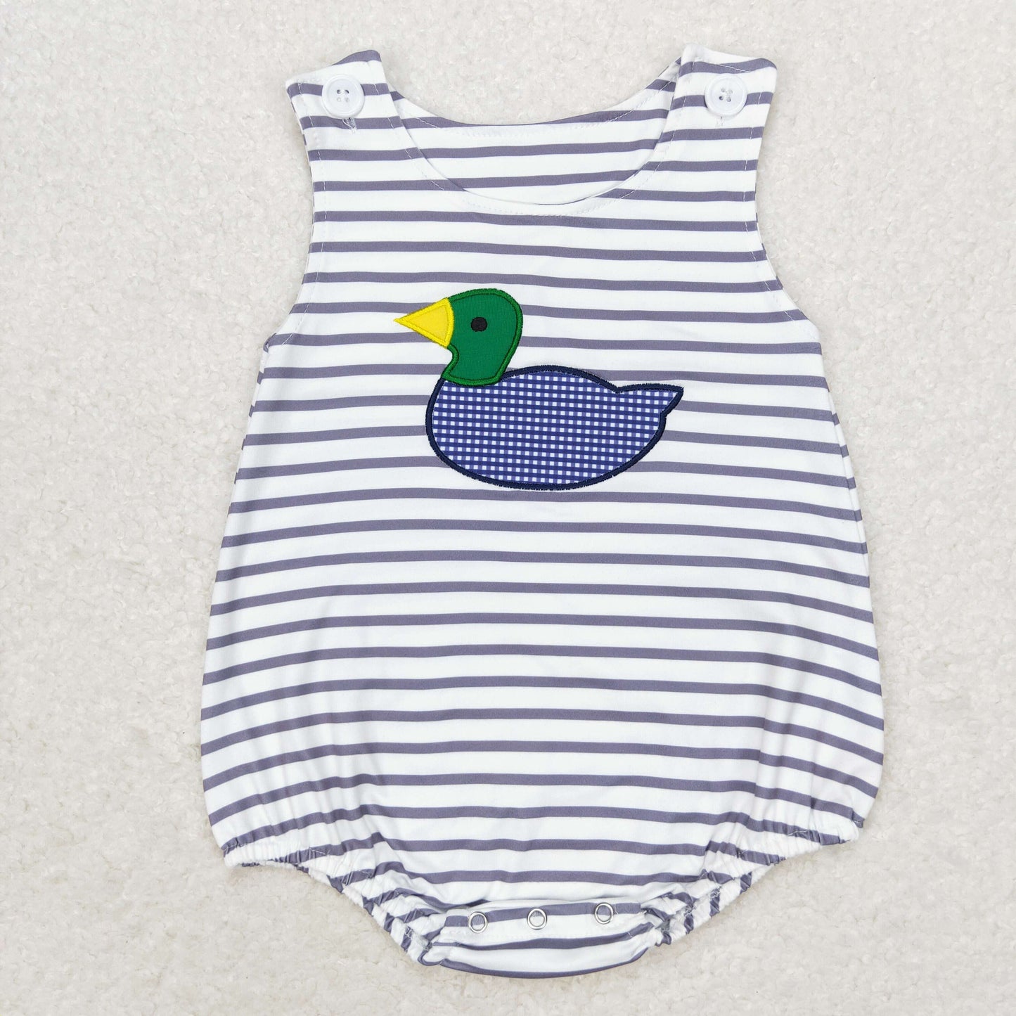 Baby Boys Mallard Sleeveless Bubble Romper