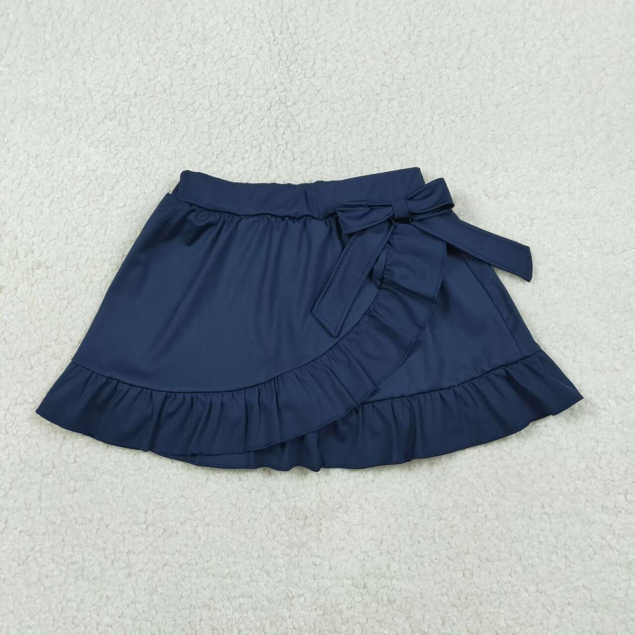 GLK0217 Baby Girls navy Active Skirt  With Ruffle