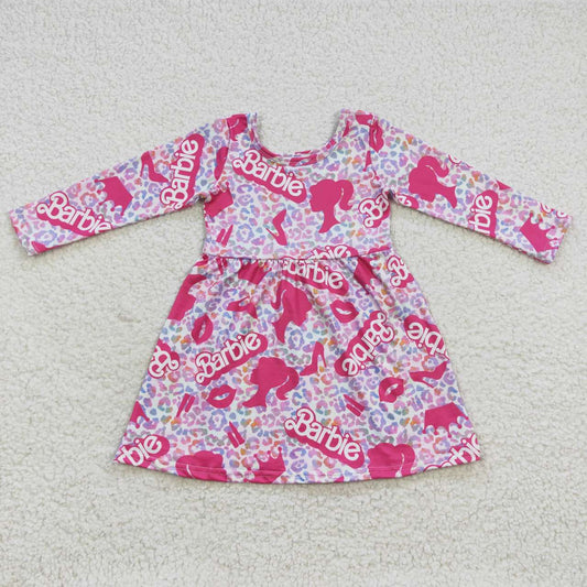 Baby Girls Doll Pink Knee Length Dresses