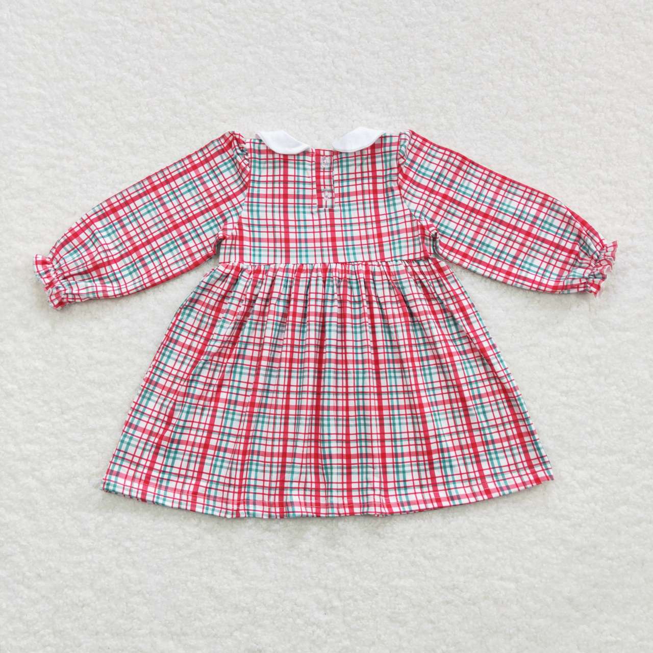 Baby Girls Christmas Holly Smocked Dress