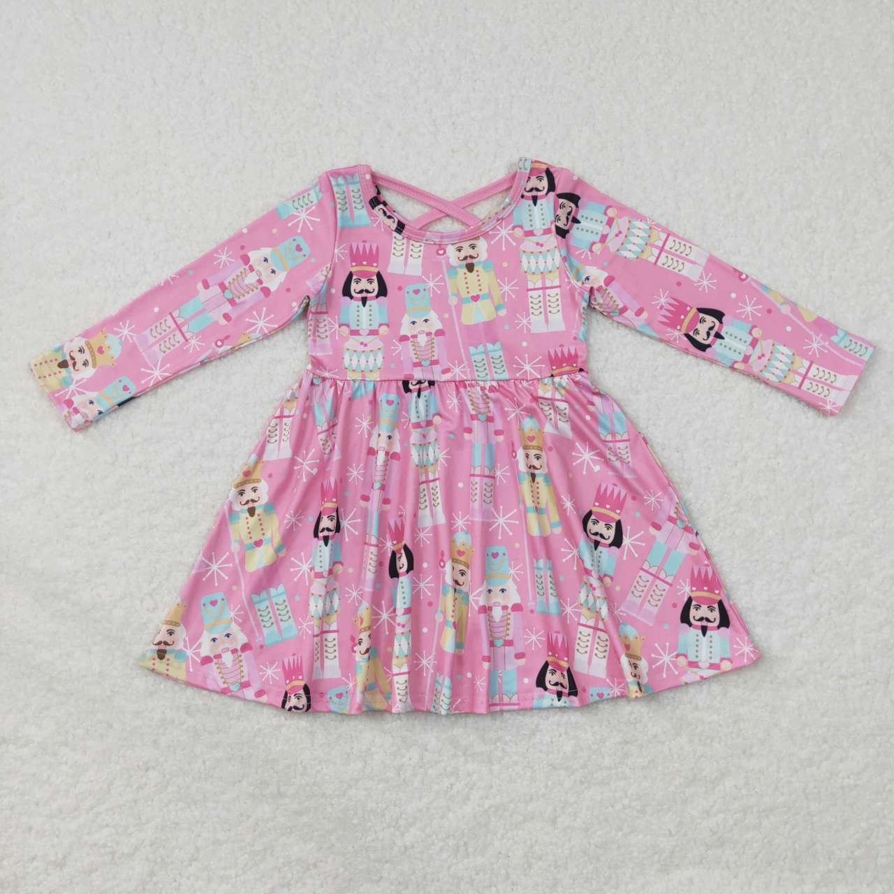 Baby Girls Christmas Soldier Long Sleeve Dress