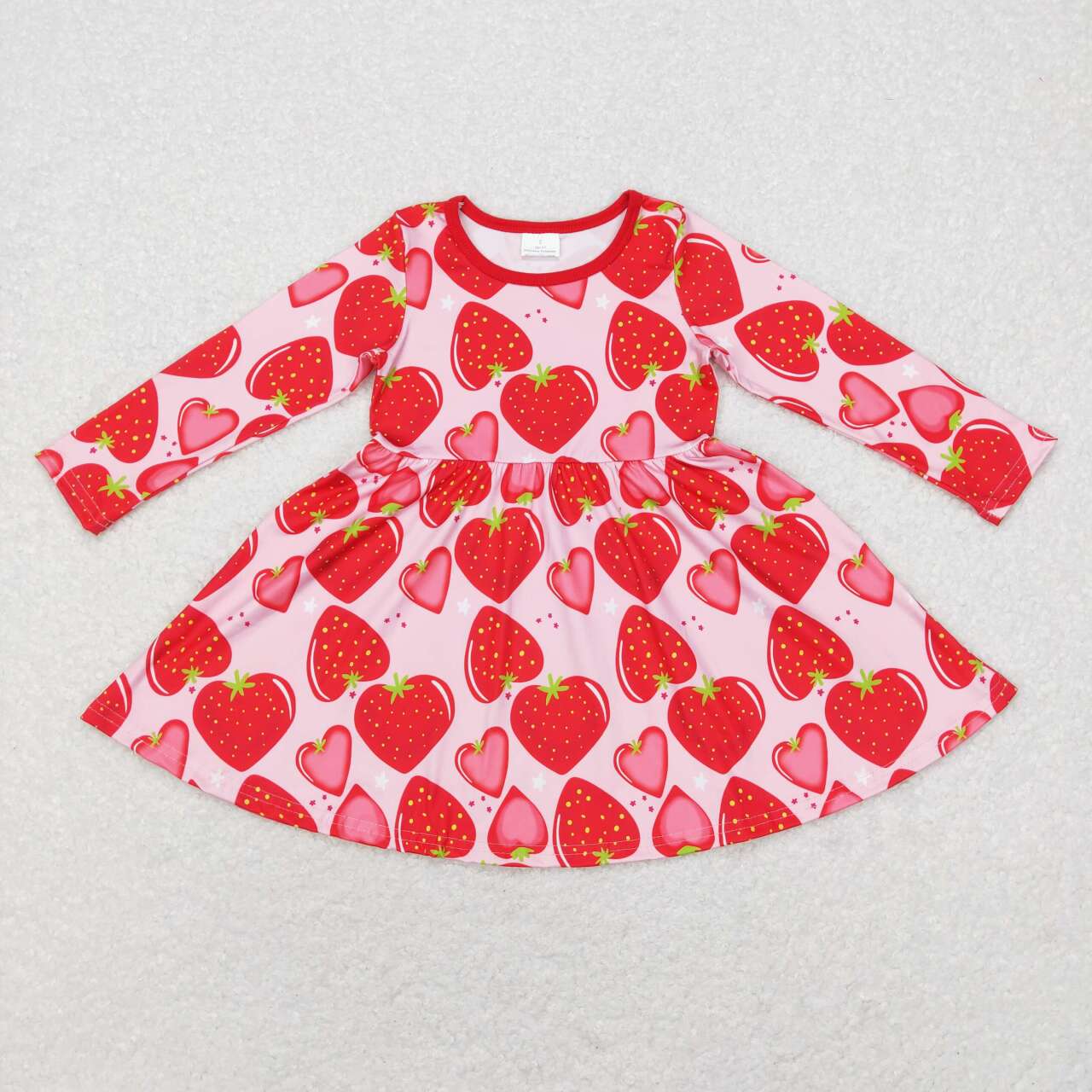 Baby Girls Valentine Strawberry Heart Dress