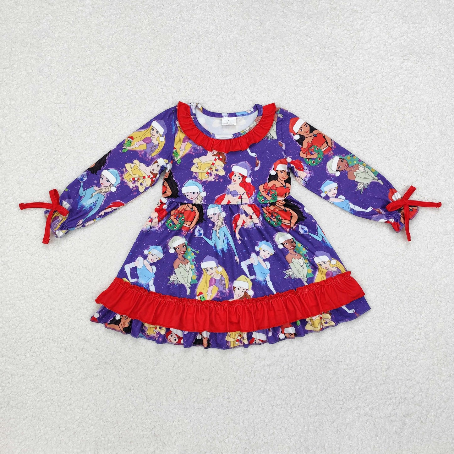 Sibling Sister Girls Christmas Princess Clothes