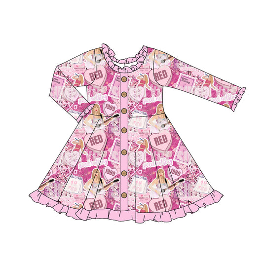 Baby Girls Country Singer Long Sleeve Dress Pre-order