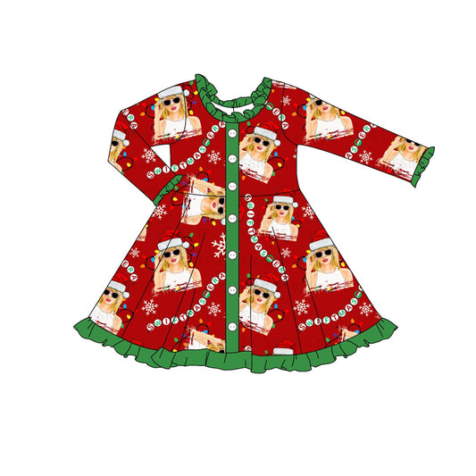 GLD0924 Baby Girls Swiftmastera Singer Long Sleeve Dress Pre-order