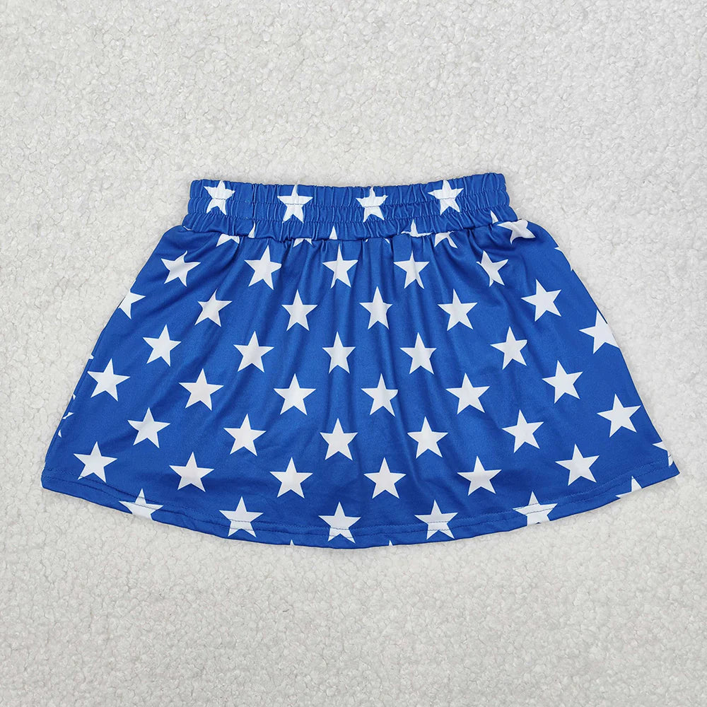 Sibling Baby Girls 4th Of July Summer Skorts Skirts