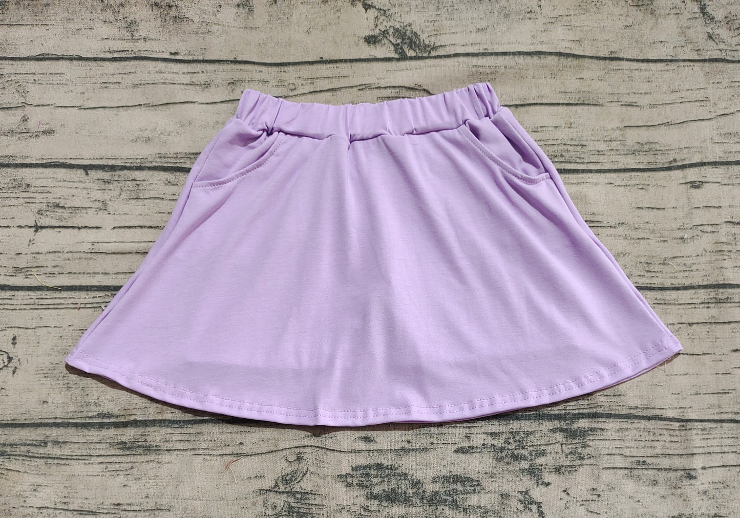 Baby Girls Lavender Pockets Skirts Preorder