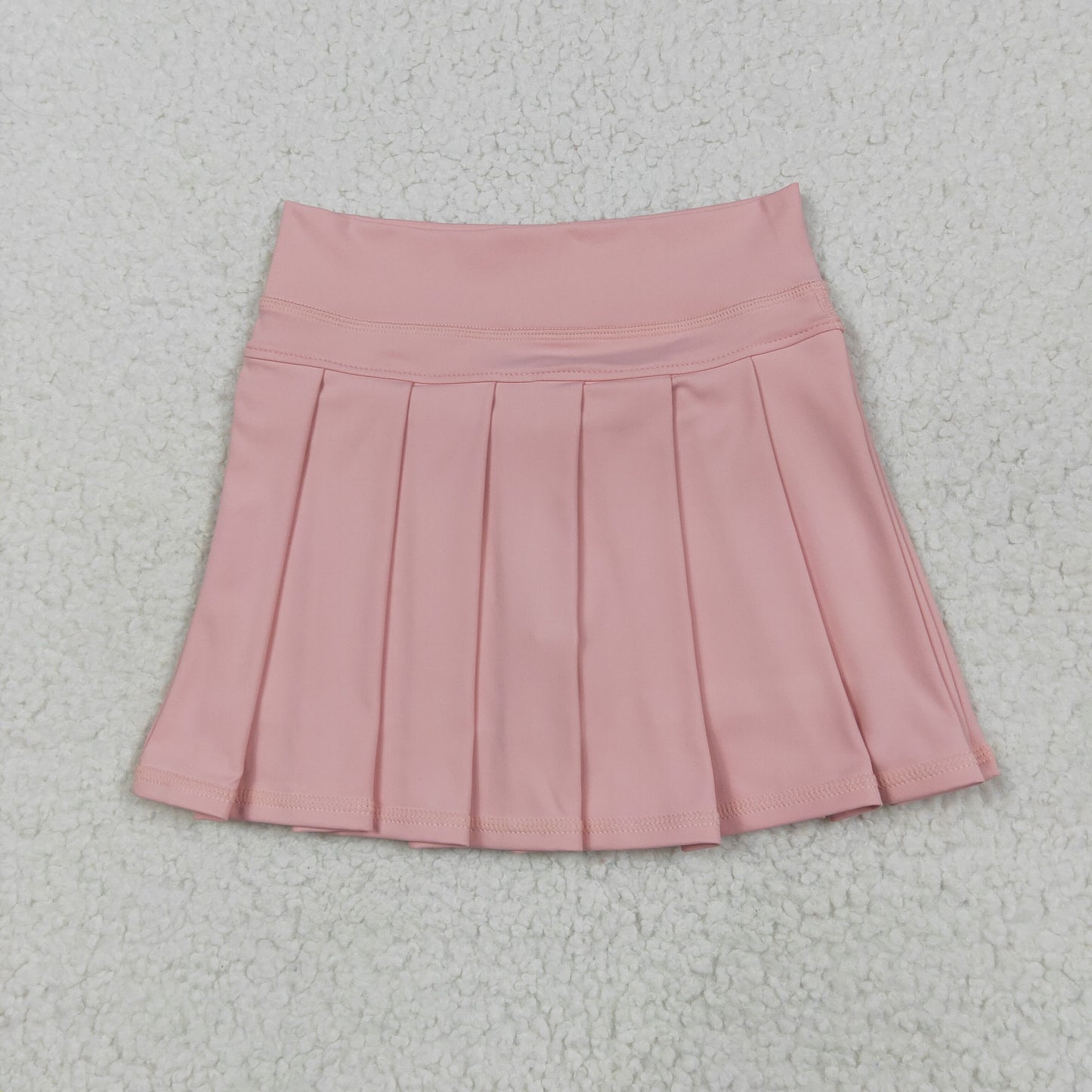 Kids Girls Solid Color Yoga Skort