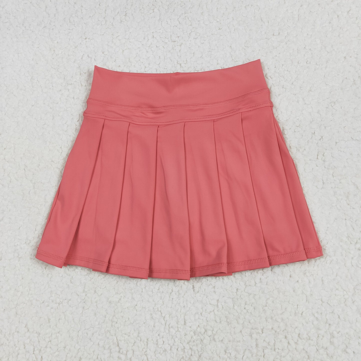 Kids Girls Solid Color Yoga Skort