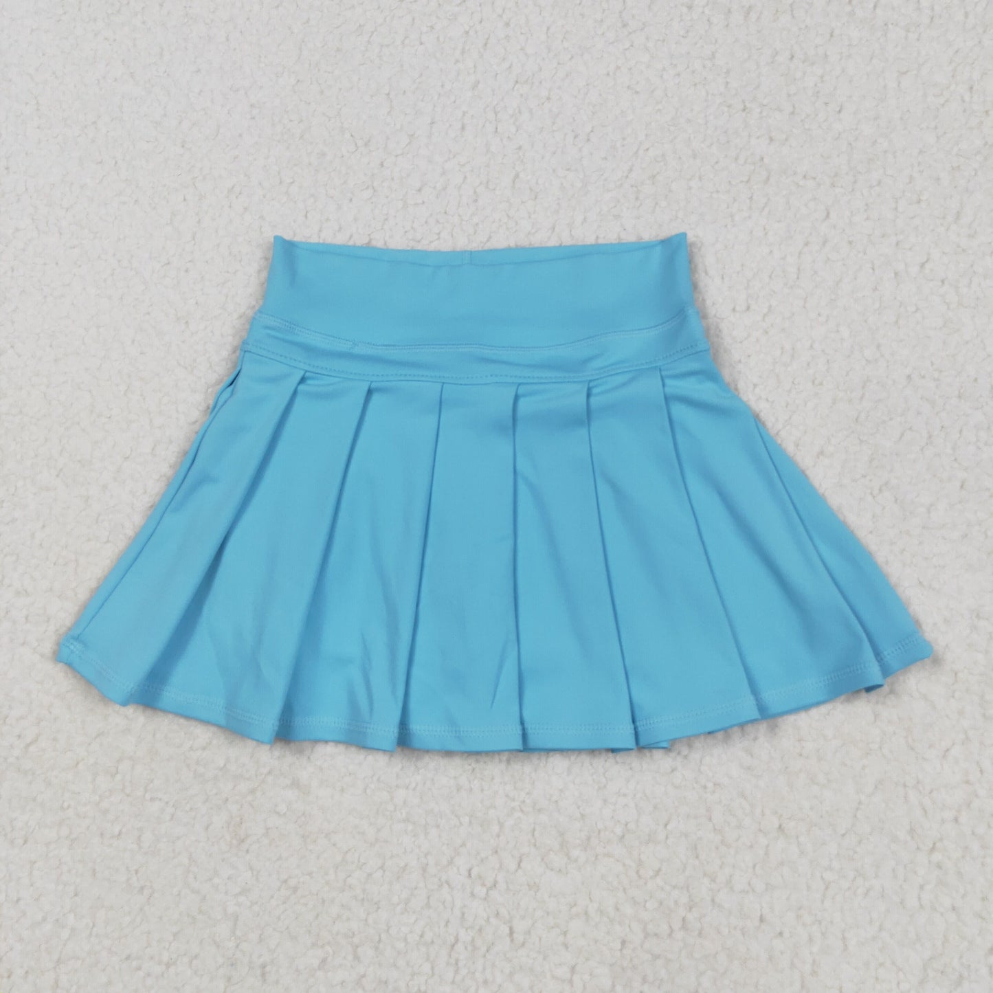 Kids Girls Solid Color Yoga Skort