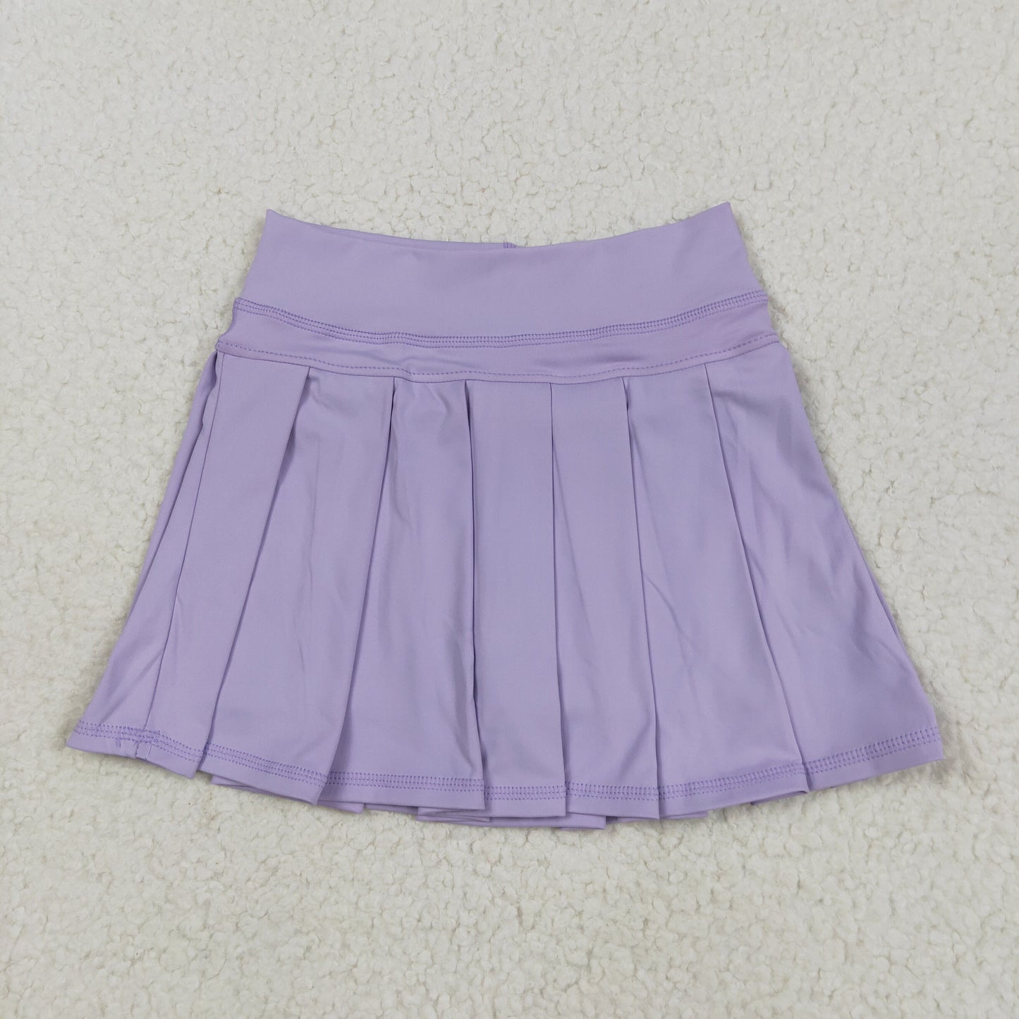 Kids Girls Solid Color Yoga Skort