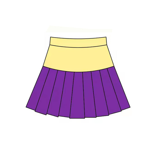 GLK0211 Baby girls Yellow+Purple active skirt preorder