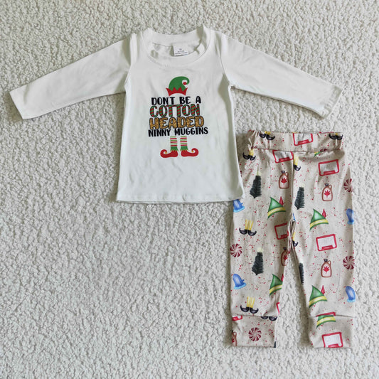 Baby Boys Chrismas Pajama Set