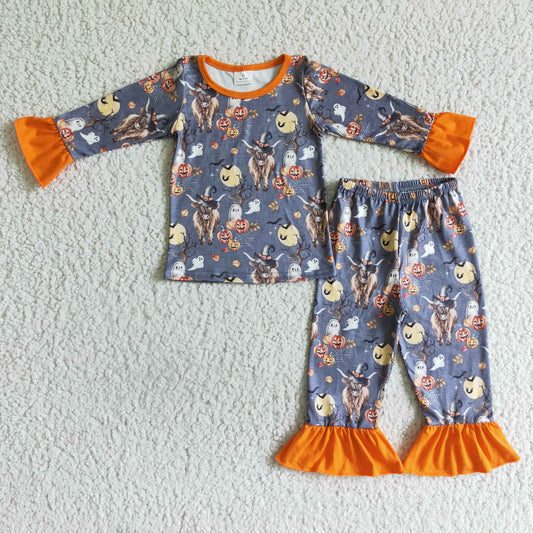 Halloween Girls  Pajamas Set