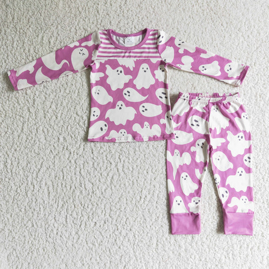 GLP0229 Halloween Ghost Pajamas Set