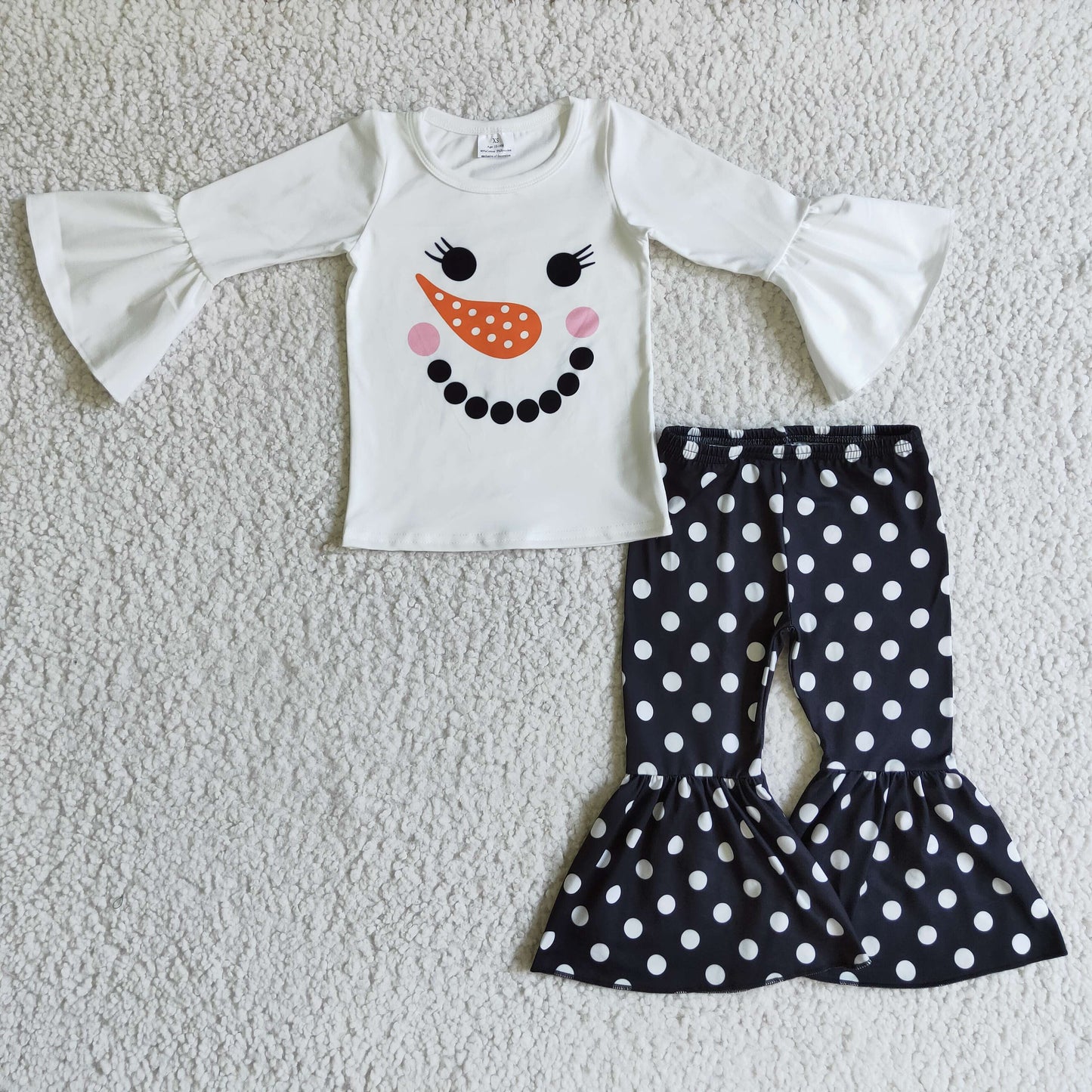 Baby Girls Snowmen Outfit