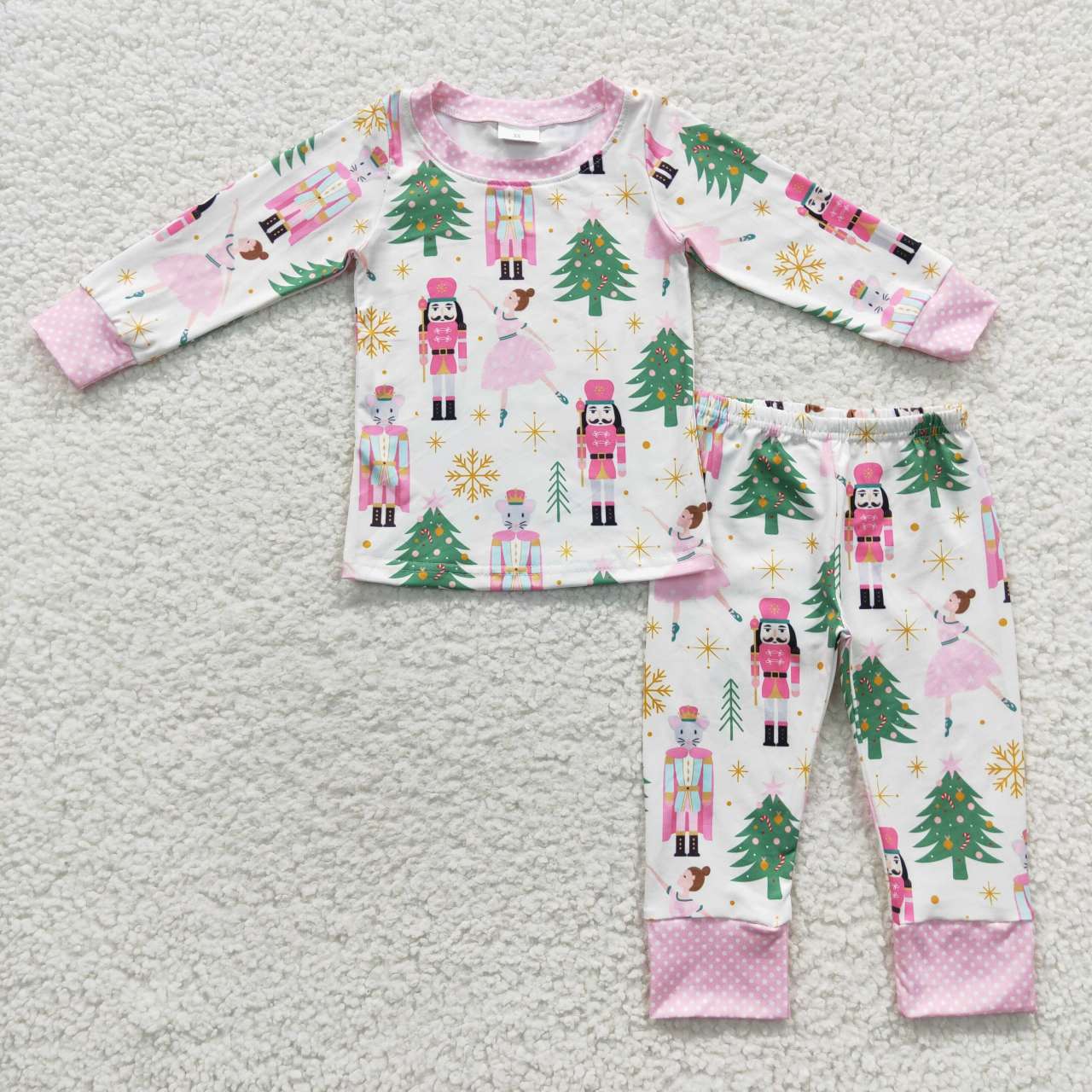 Toddler Girls Christmas Nutcracker Pajama Set Dress Blanket Collection