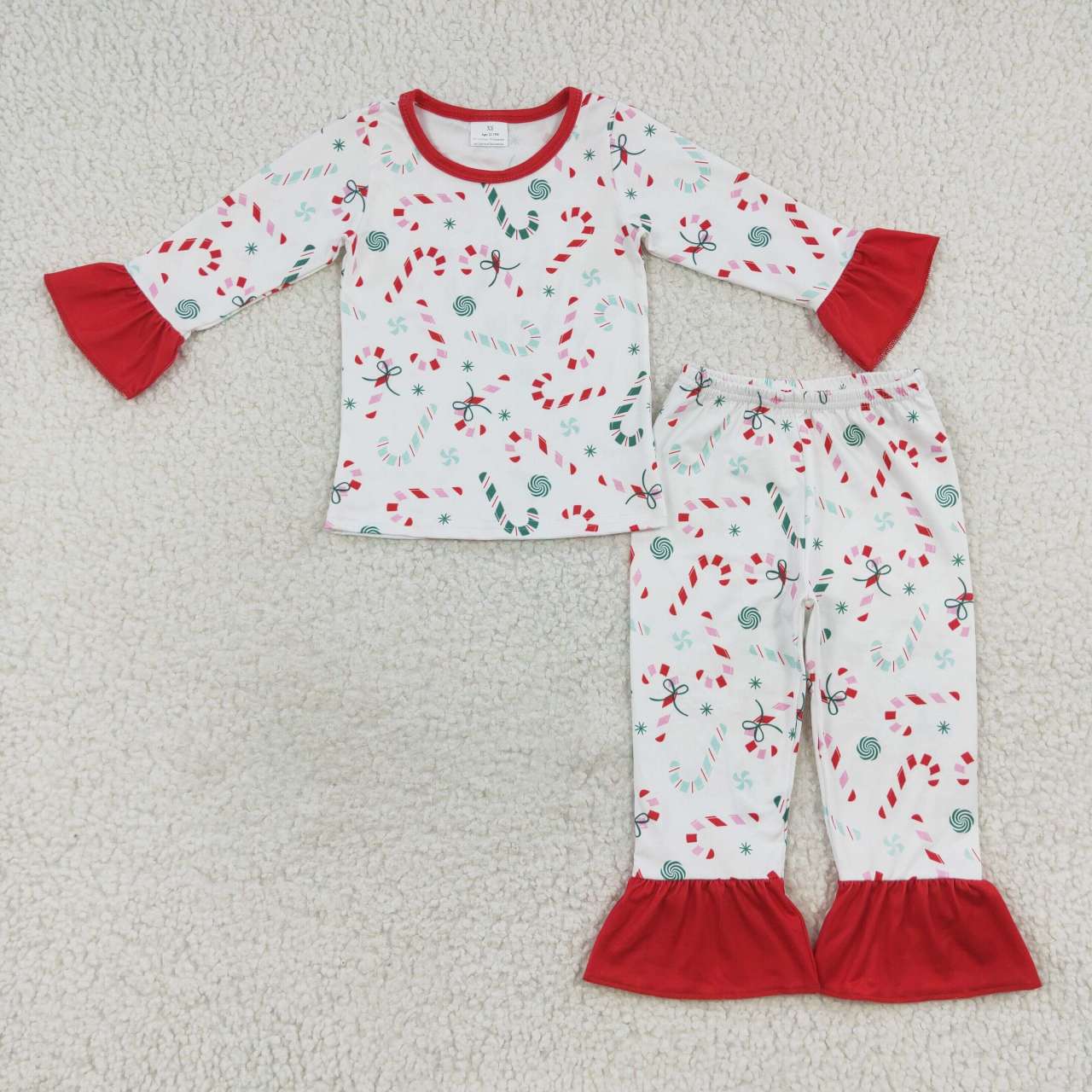 Family Christmas  Candy Cane Pajamas Matching  Clothes