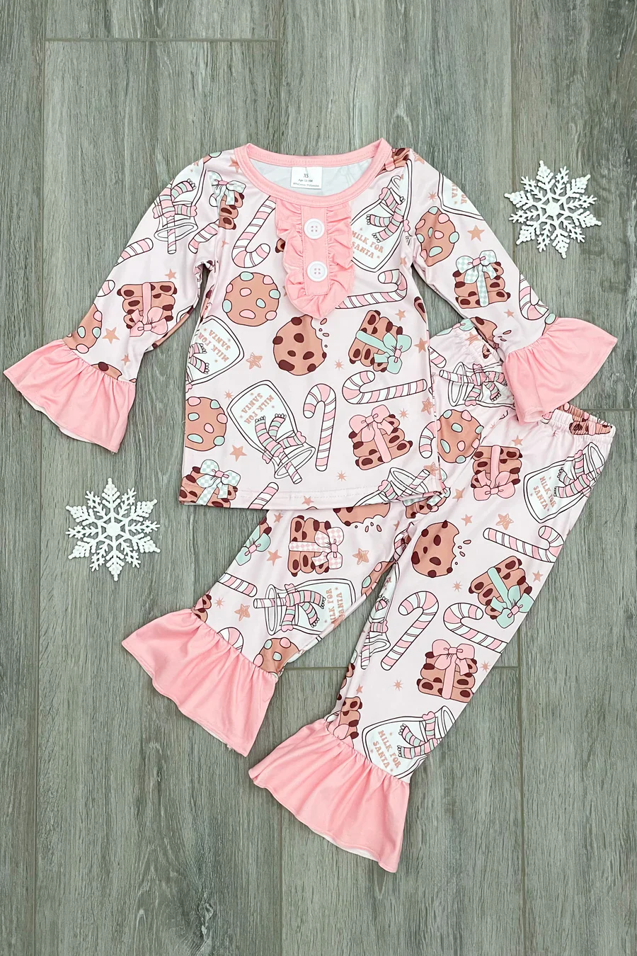 Baby Girls Christmas Cookie Pajama Set