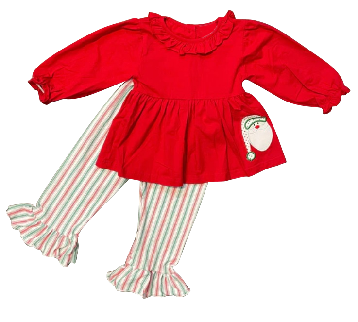 Preorder GLP0887 Kids Girls Christmas Santa Outfit