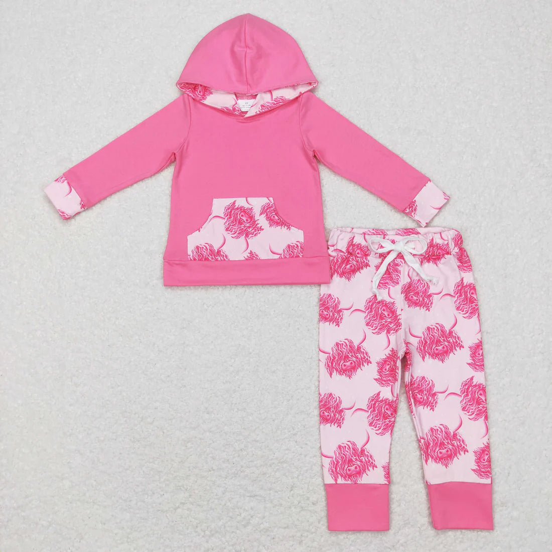 Baby Girls Hoodie Top With Pants Outfit
