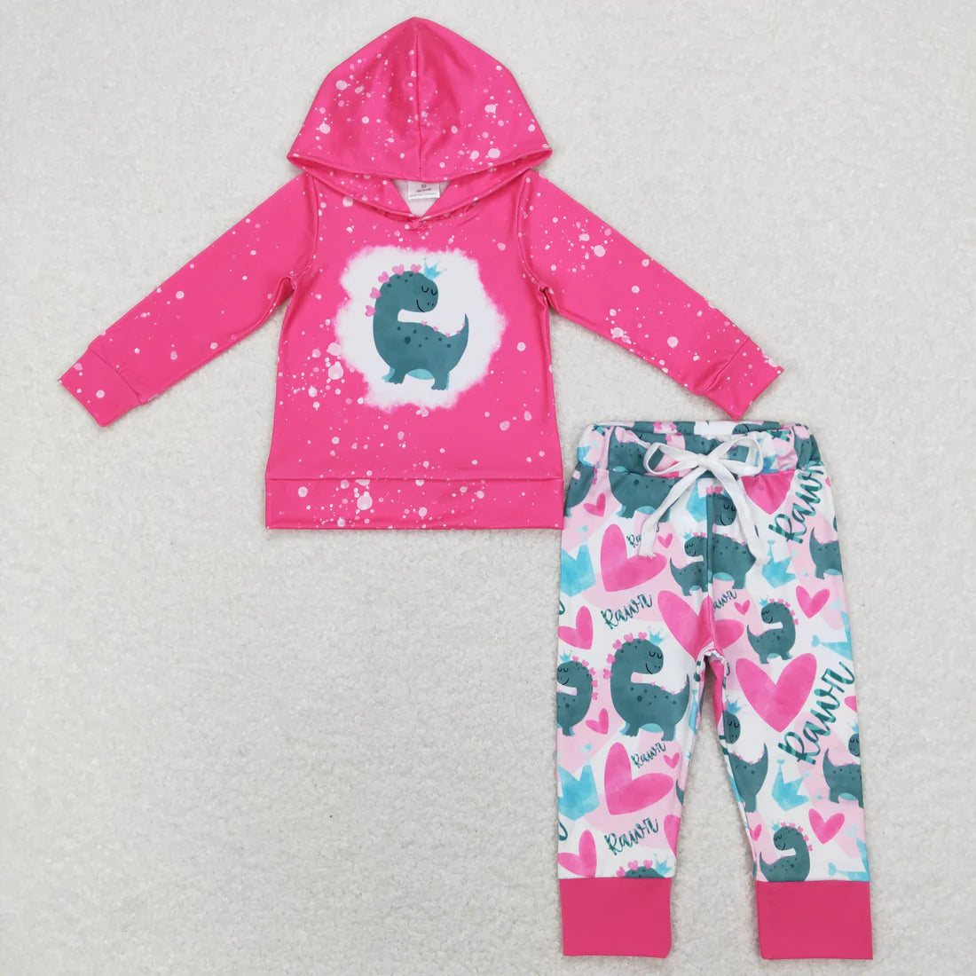 Baby Girls Hoodie Top With Pants Outfit