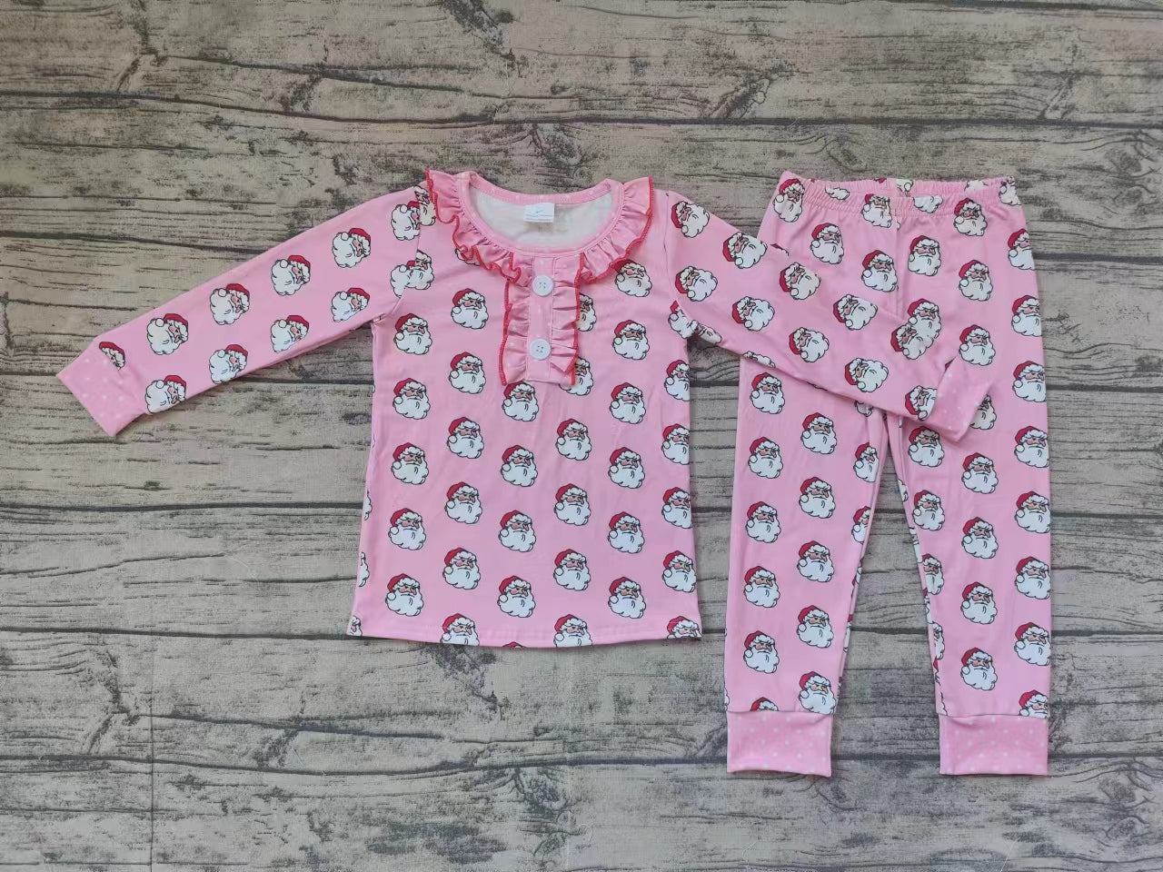 Baby Girls Christmas Tree Pajama Set Preorder