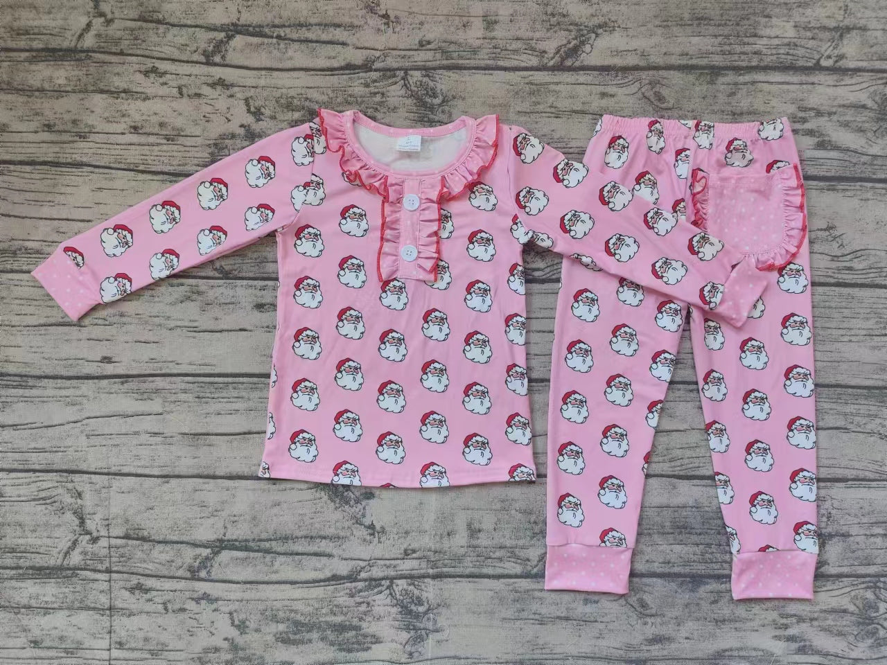 Baby Girls Christmas Tree Pajama Set Preorder