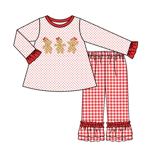 Baby Girls Christmas Gingersnap Pants Set Preorder
