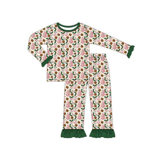Baby Girls Christmas  Cake Pants Pajama Set Preorder