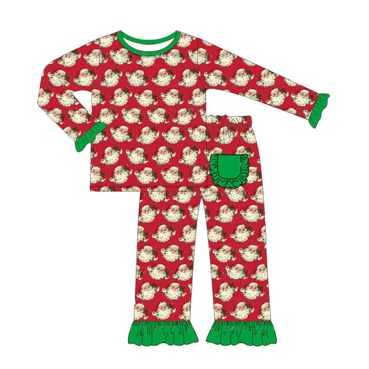 Baby Girls Christmas Santa Pajama Set Preorder