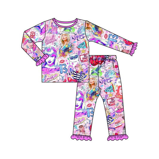 GLP1585 Baby Girls 1989 Singer Long Sleeve Pajama Set Pre-roder
