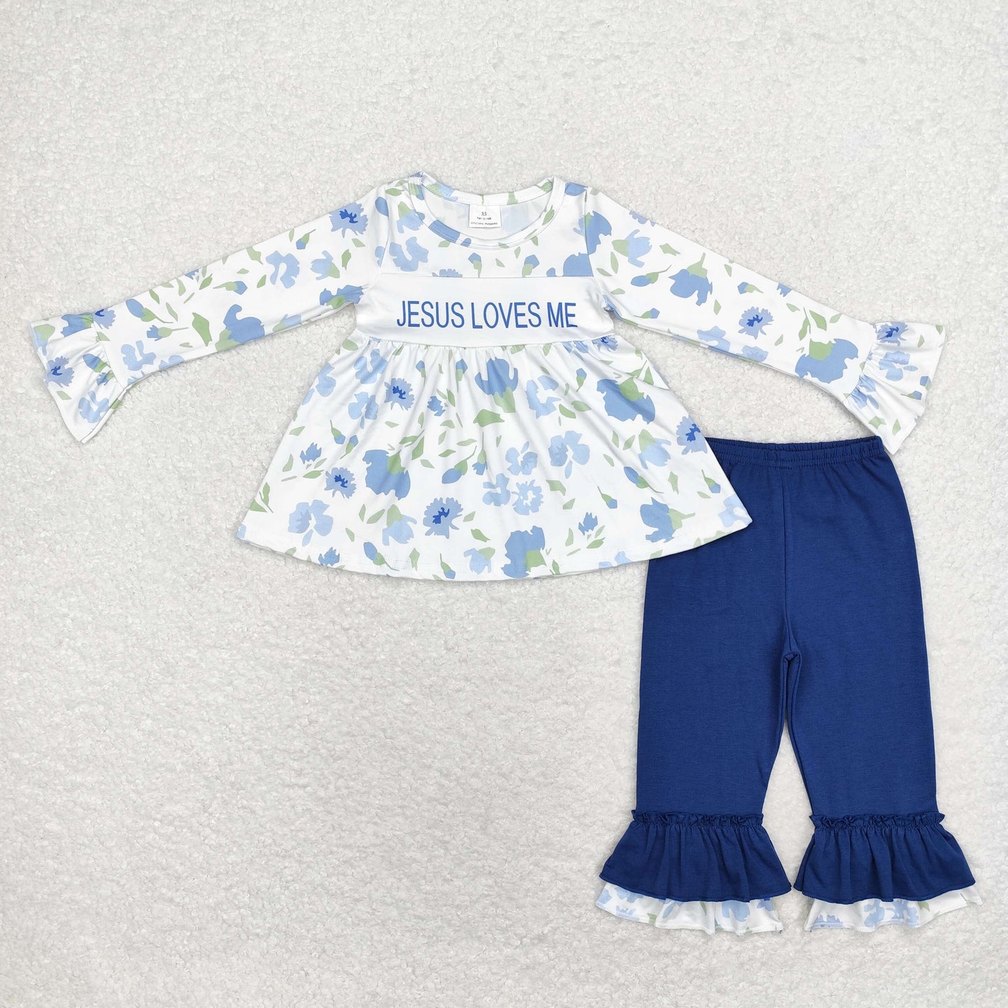 Toddler Sibling  Jesue Love Me Pants Set and Bummie Set