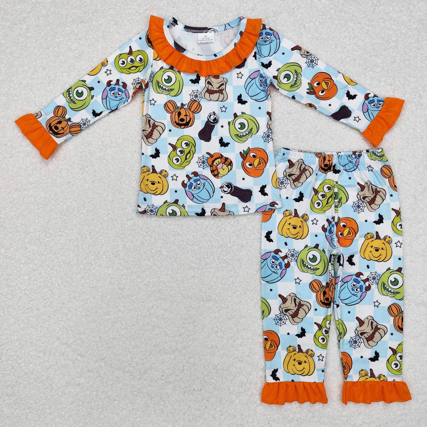 Sibling Girls Boys Halloween Cartoon Collection Clothes