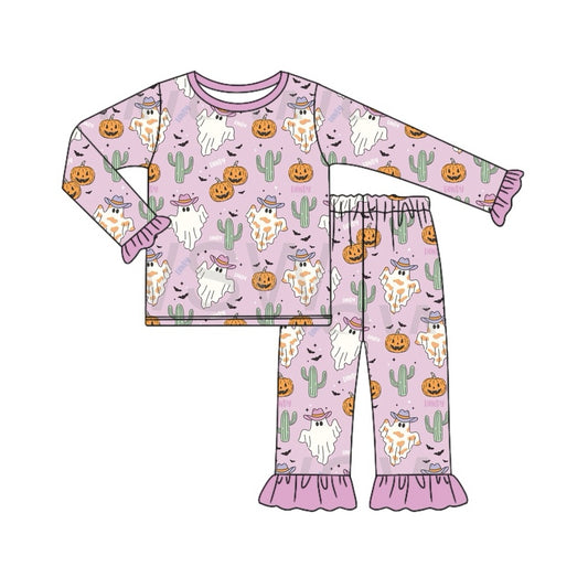 Baby Girls Halloween Howdy Ghost Pajama Set Pre-order 3 MOQ