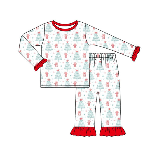 GLP1746 Baby Girls Christmas Tree Pajama Set Pre-order