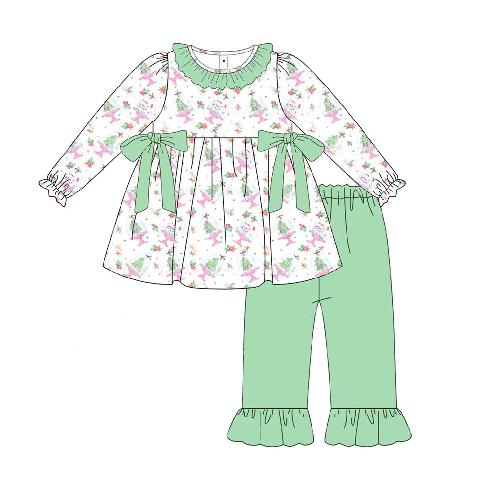 Baby Girls Christmas Tree Outfit Pre-order